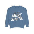 Sweatshirt — "Less Talk. More Shots." Photography Crewneck