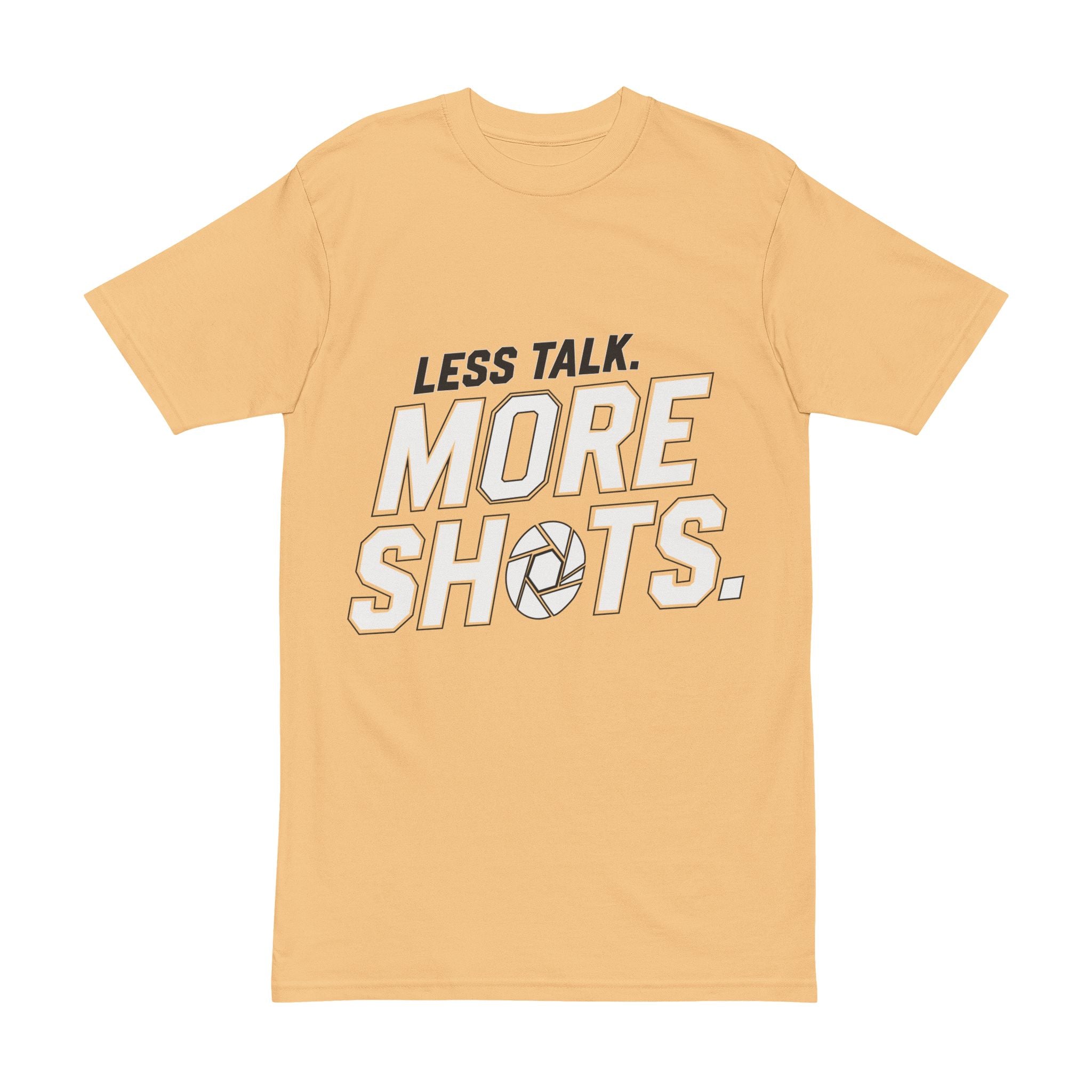 Less Talk More Shots Volleyball Tee — Men's Volleyball Motivational Shirt